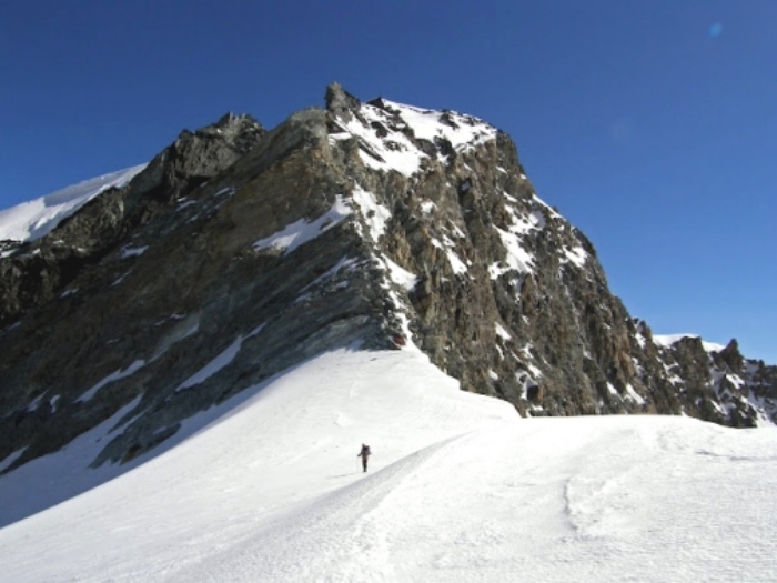 up the ridge